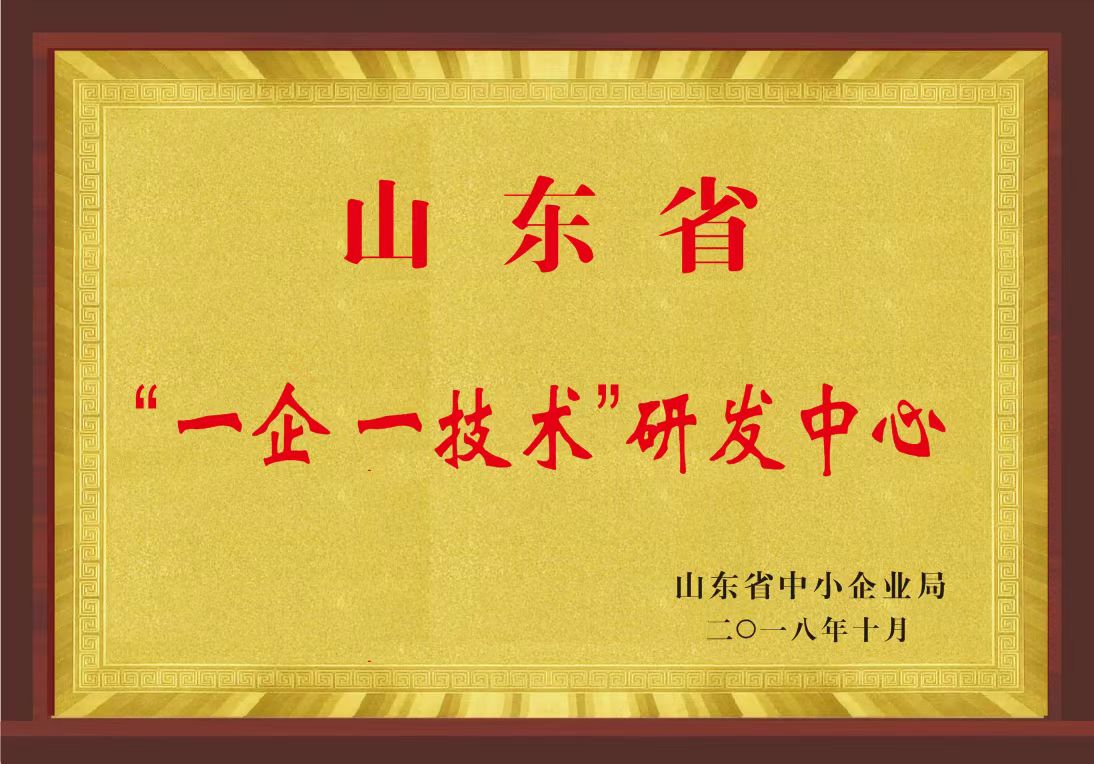 山东省一企一手艺研发中心